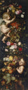 Festoon of Flowers and Fruits and Cherubs in hallway