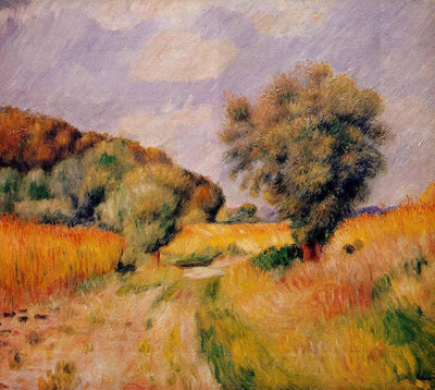 Fields of Wheat in master bedroom
