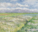 Fields, Plain of Gennevilliers by Gustave Caillebotte — hand-painted eco oil painting reproduction on canvas