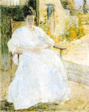 Figure in a Landscape by John Henry Twachtman — male oil painting wall art, Impressionism