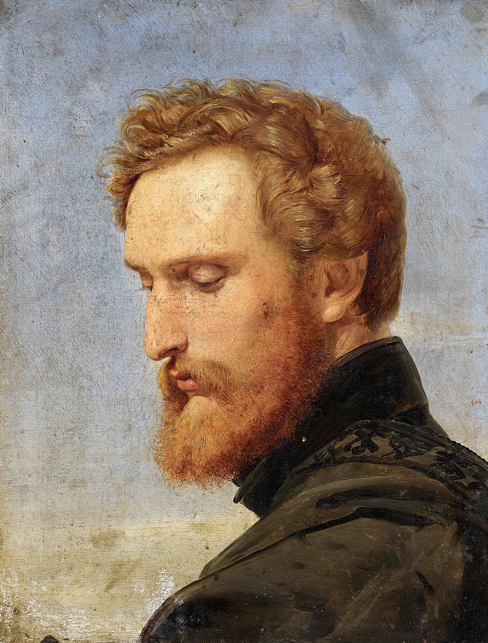 Porträt Des Malers Heinlein Als Ritter Schellenberg