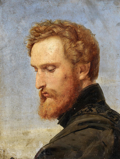 Porträt Des Malers Heinlein Als Ritter Schellenberg by Wilhelm von Kaulbach — oil painting reproduction