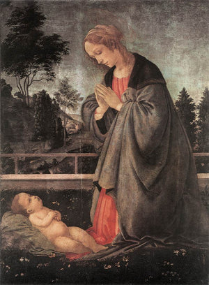 Adoration of the Child - Filippino Lippi