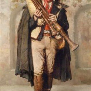 A Young Zampogniero (Bagpipe Player)