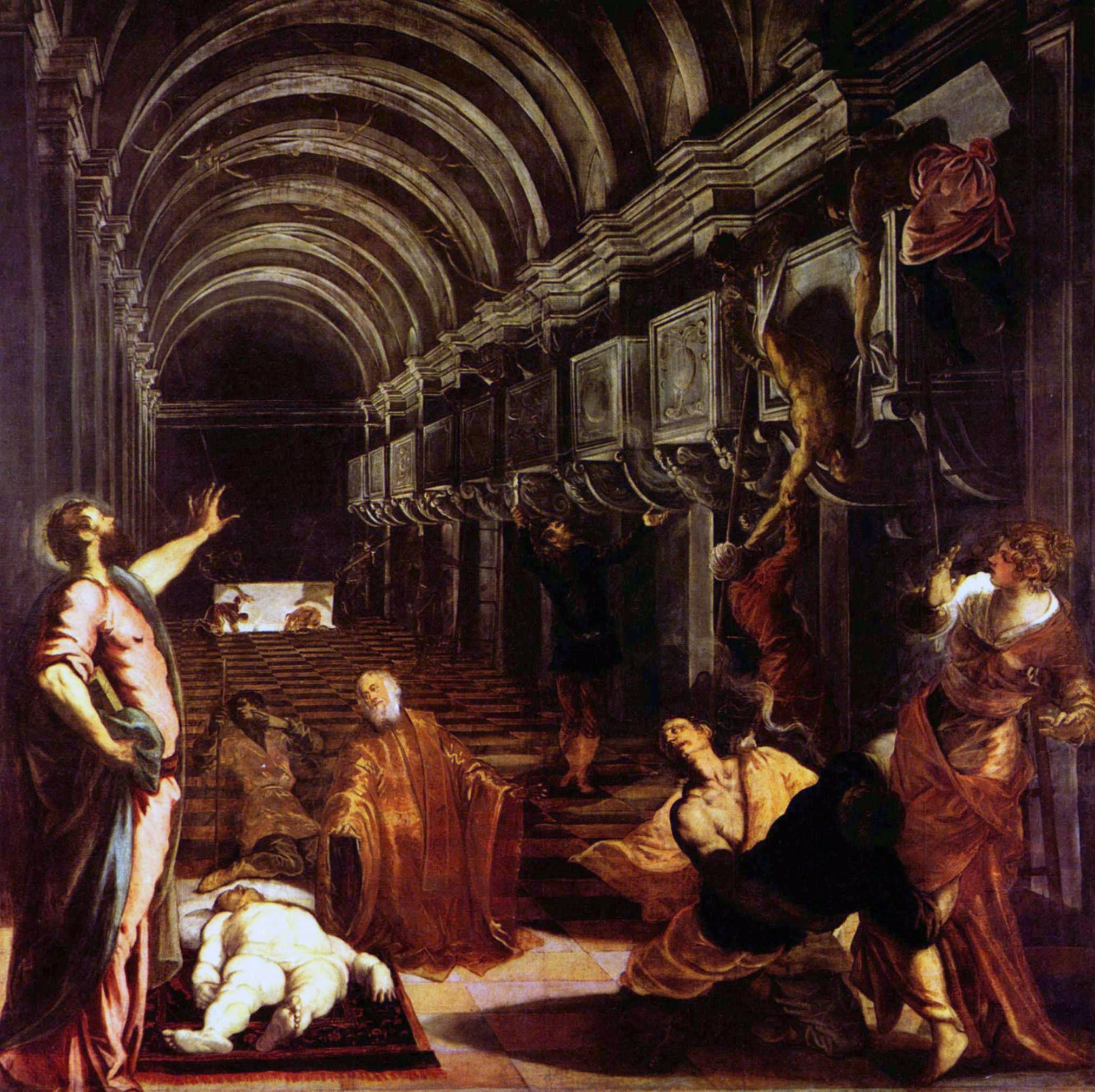 Finding of the body of St Mark - Tintoretto