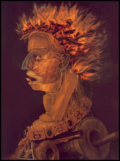 Fire by Giuseppe Arcimboldo — oil painting reproduction