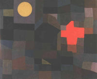 Fire, Full Moon by Paul Klee — hand-painted abstract oil painting reproduction on canvas