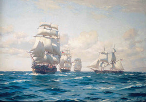 First Chilean Navy Squadron - Chilean Fleet - Thomas Somerscales