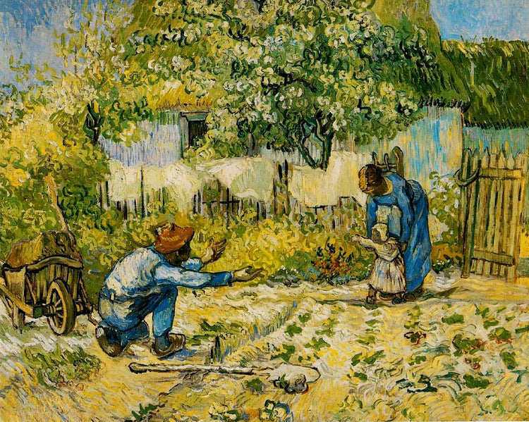 First Steps (after Millet) - Vincent van Gogh