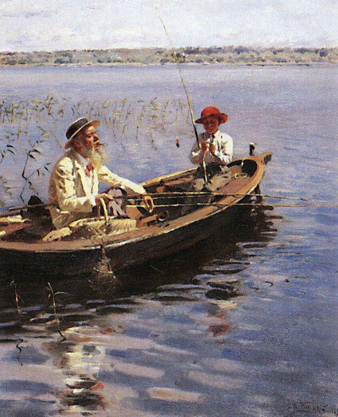 Fisherman. Finland. - Vladimir Makovsky