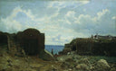 Fisherman's settlement by Lev Lagorio — hand-painted architectural oil painting reproduction on canvas