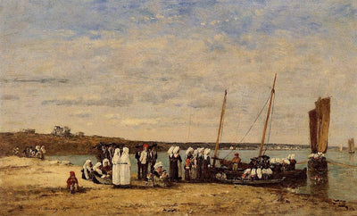 Fishermen of Kerhor Receiving a Blessing at Plougastel in dining room