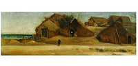 Fishermen's huts on the beach