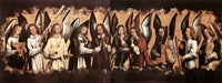 Five Angels Playing Musical Instruments, left hand panel from a triptych from the Church of Santa Maria la Real, Najera