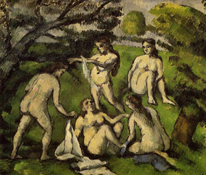 Five Bathers - Paul Cezanne