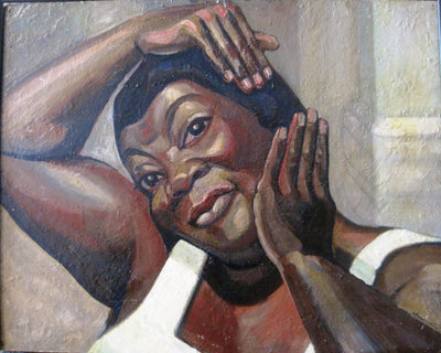 Fixing her Hair (Ruby Elzy in âPorgy and Bessâ1935) by Serge Sudeikin — oil painting reproduction