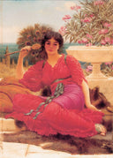 Flabellifera by John William Godward — male oil painting wall art, Neoclassicism