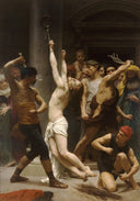 Flagellation of Our Lord Jesus Christ by William-Adolphe Bouguereau — hand-painted cultural oil painting reproduction on canvas