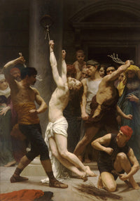 Flagellation of Our Lord Jesus Christ by William-Adolphe Bouguereau — hand-painted cultural oil painting reproduction on canvas