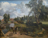 Flatford Mill by John Constable — hand-painted animal oil painting reproduction on canvas