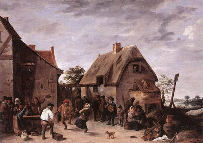 Flemish Kermess in bedroom