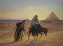 Flight into Egypt by Eugène Girardet — hand-painted cultural oil painting reproduction on canvas