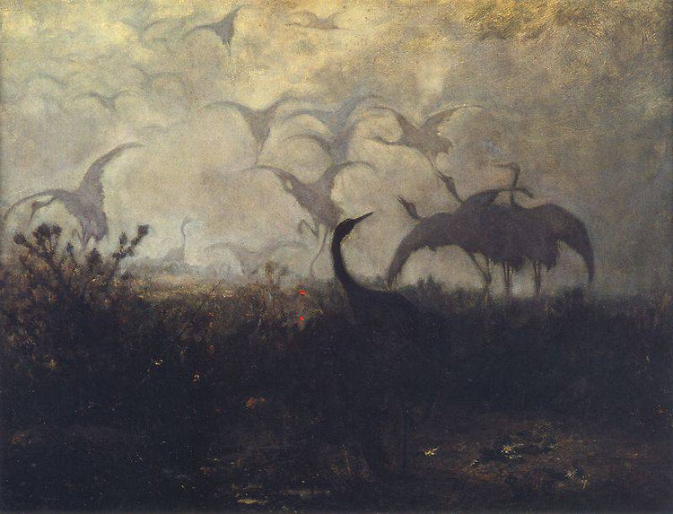 Flight of Cranes - Józef CheÅmoÅski