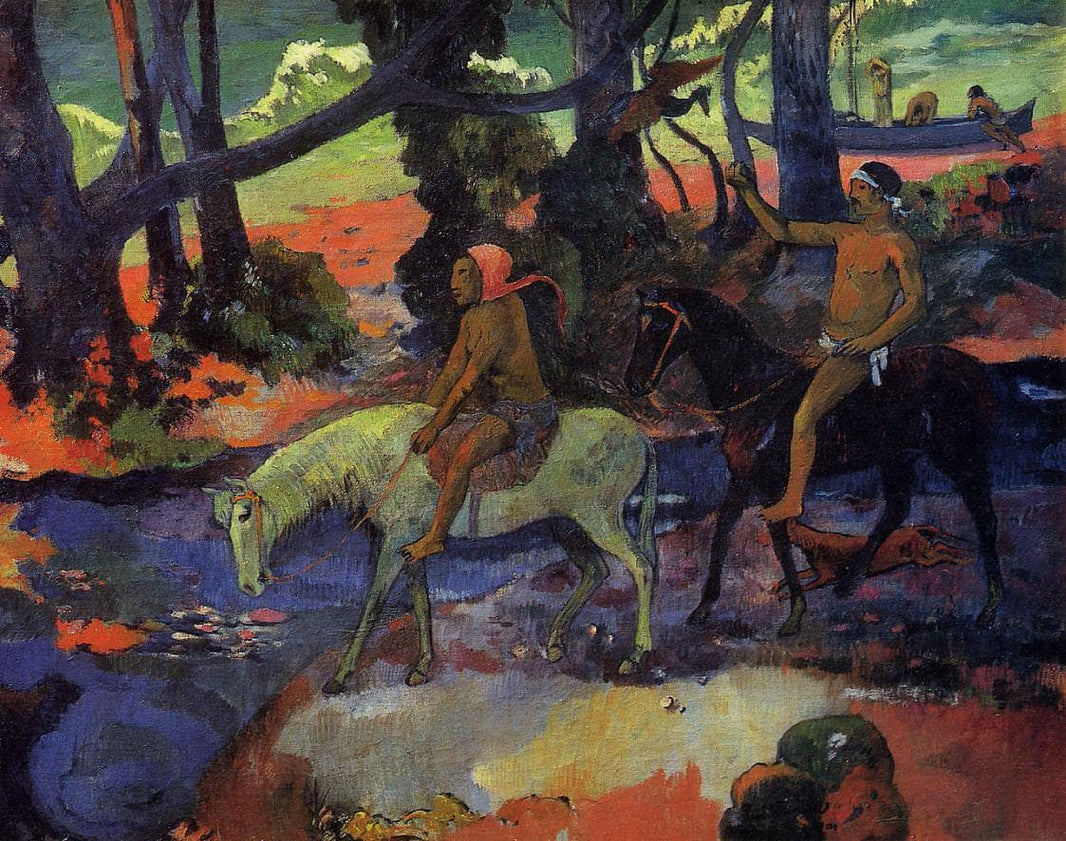 Flight by Paul Gauguin — hand-painted animal oil painting reproduction on canvas