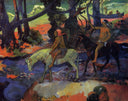 Flight by Paul Gauguin — hand-painted animal oil painting reproduction on canvas