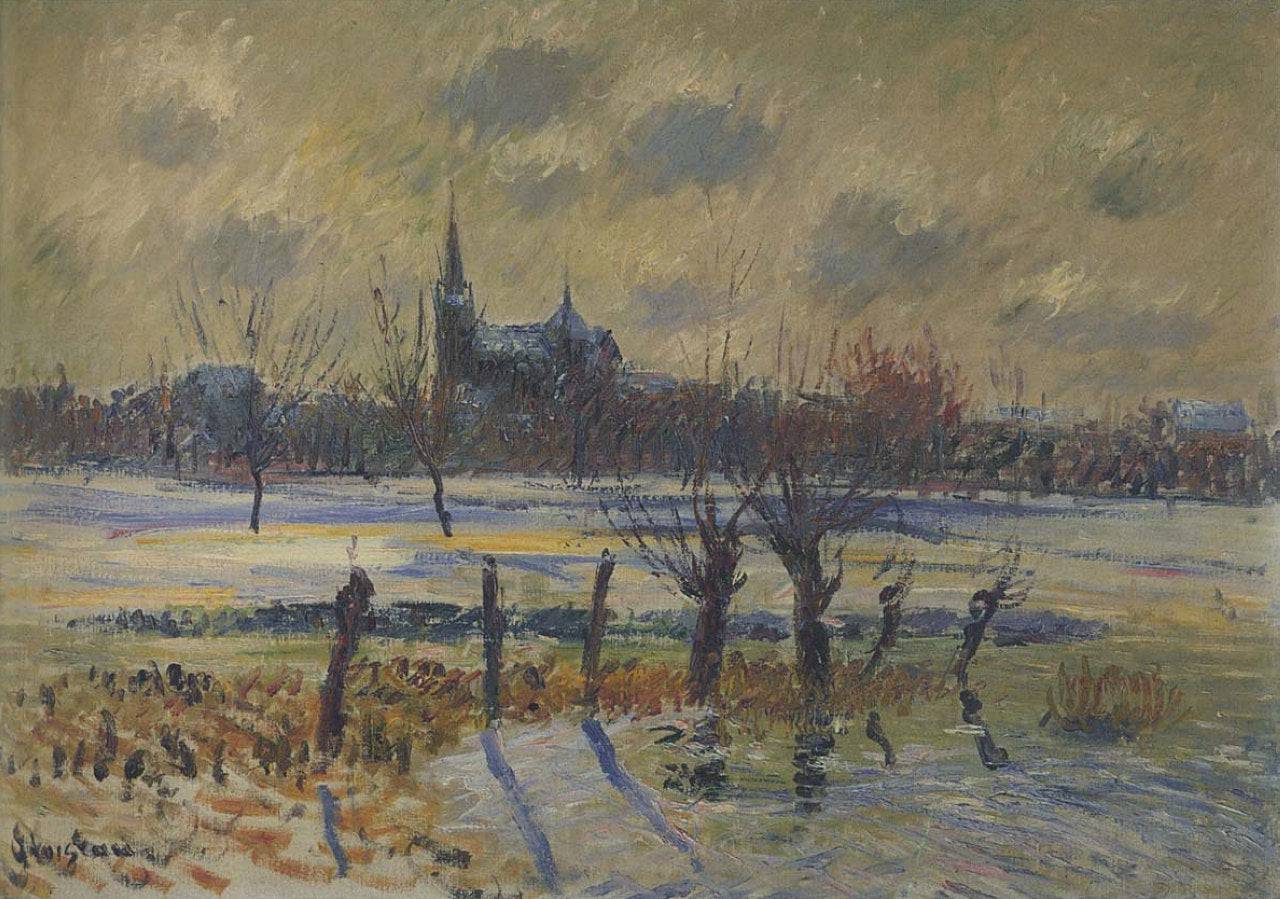 Flood at Nantes - Gustave Loiseau