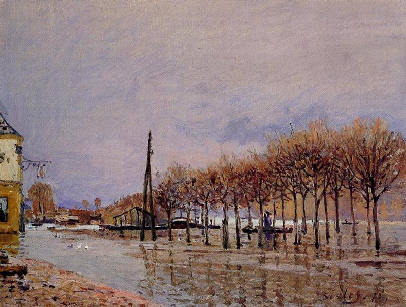 Flood at Port Marly - Alfred Sisley