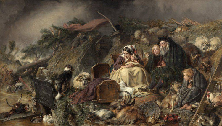 Flood in the Highlands - Edwin Henry Landseer