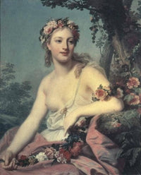 Flora by Louise Elisabeth Vigee Le Brun — hand-painted cultural oil painting reproduction on canvas