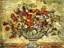 Floral Still Life by Maurice Prendergast — hand-painted botanical oil painting reproduction on canvas