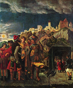 Florian result, scenes for legend of St. Florian - Albrecht Altdorfer