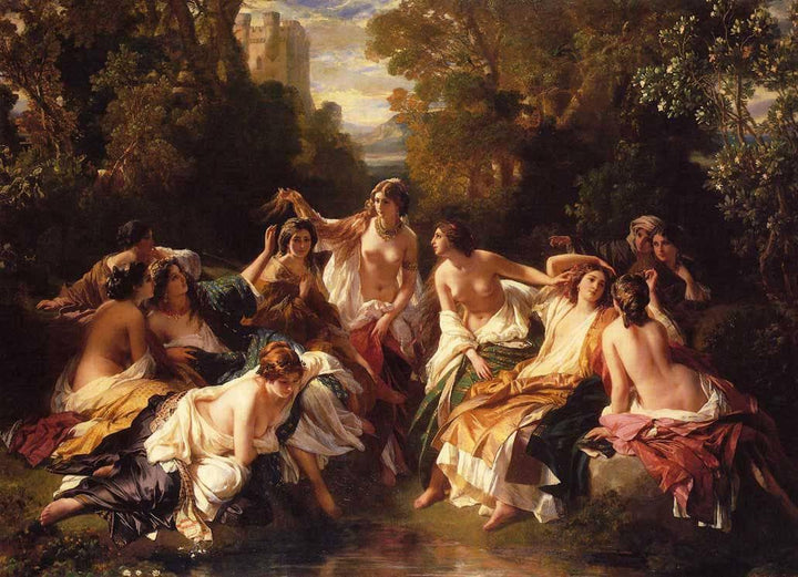 Florinda by Franz Xaver Winterhalter — hand-painted cultural oil painting reproduction on canvas