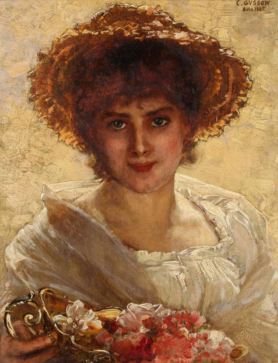 Flower girl in apartment