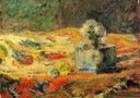Flowers and carpet by Paul Gauguin — hand-painted botanical oil painting reproduction on canvas