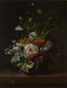 Flowers in a Vase - Rachel Ruysch