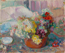 Flowers by Magnus Enckell — flower oil painting wall art, Fauvism