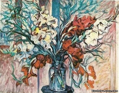 Flowers by Oleksa Novakivskyi — oil painting reproduction