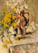 Flowers by Umberto Veruda — flower oil painting wall art, Realism