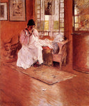 For the Little One, aka Hall at Shinnecock by William Merritt Chase — hand-painted eco oil painting reproduction on canvas