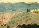 Forentice Landscape, Viale dei Colli by Maurice Denis — hand-painted architectural oil painting reproduction on canvas