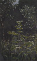 Forest. Burdock by Arkhyp Kuindzhi — hand-painted botanical oil painting reproduction on canvas