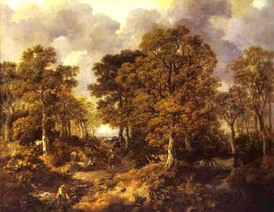 Forest (Cornard Wood) in modern living room