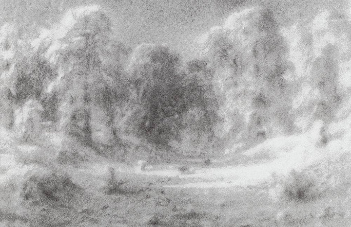 Forest Glade by Arkhyp Kuindzhi — hand-painted botanical oil painting reproduction on canvas