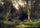 Forest Landscape with Herons in master bedroom