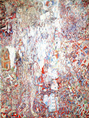 Formula of the Petrograd Proletariat by Pavel Filonov — hand-painted abstract oil painting reproduction on canvas