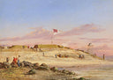 Fort Moultrie, Nov. 11, 1863 by Conrad Wise Chapman — hand-painted landscape oil painting reproduction on canvas